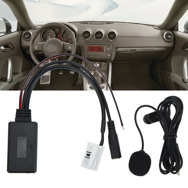 Car Radio Audio Input Cable Bluetooth 5.0 Media Aux Adapter
