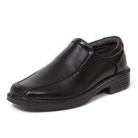 Deer Stags boys Loafer, Black, 3 Big Kid US