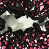 Kella Milla Stylish Satin Shower Cap - Hearts & Black