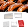 5 Packs Plastic Sausage Casings High Temperature Food Grade Inedible