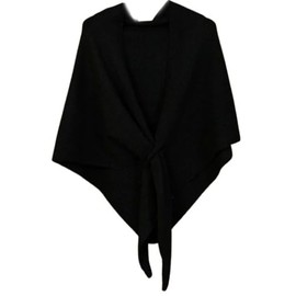 Winter Warm Shawl Wraps for Women Knitted Striped Knotted Cardigan Cape Soft Triangle Scarf Wrap Travel Elegant Tops Poncho