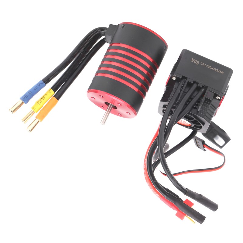 3650 4500KV Brushless Motor with 60A Electric Speed Controller Set