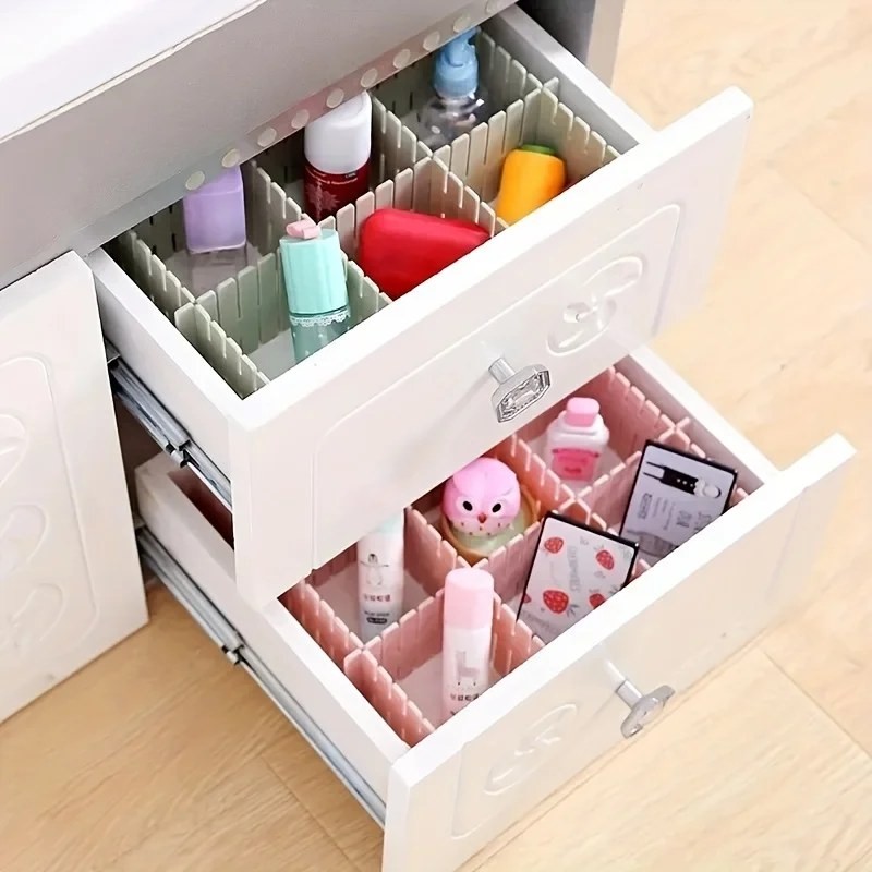 Adjustable Drawer Dividers Set – Multipurpose Cabinet Organizers, For Underwear