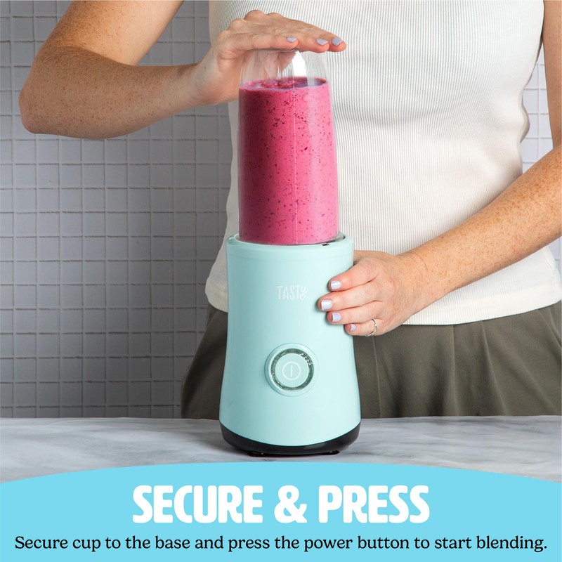 Tasty Personal Blender With Cup, 350W Powerful Blending Motor, 9-Piece