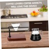 SHINEOFI 1pc Hand Coffee Filter Dripper Rack with Base Detachable