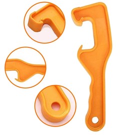 Hovico 3 Pieces 5 Gallon Plastic Bucket Lid Opener Paint Can Lid Opener Open Buckets & Pails, Lightweight, Durable (Blue)