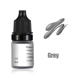 New 5ml Permanent Makeup Pigment Ink Eyebrow Lip Microblading Tattoo Ink Cosmetic Natural Microblading Color Pigment for Tattoo Machine (Dark Red)