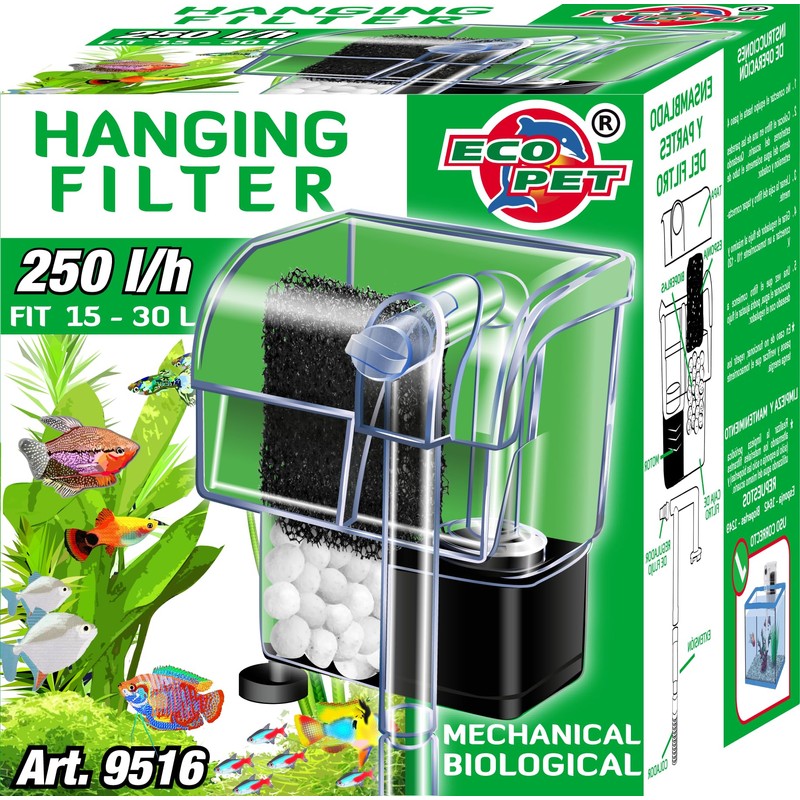 ECOPET 9516 Filtro 250L/H 15-30L