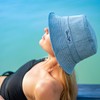 Panama Jack Denim Bucket Sun Hat - 2 1/2" Shapeable