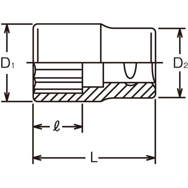 山下 Industrial Lab (KO – Ken) Socket 12 Corners 4405
