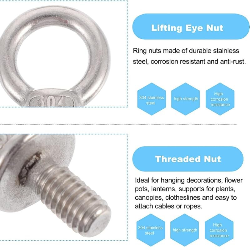 AIMALL X8 Eye Bolt Tie Down Kit for Rhino Pioneer