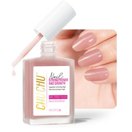 Nail Repair Strengthener for Women: 8 in 1 Dusty Peach Nail Hardener Extra Strong and Growth - Protein Nail Polish Hardener Ridge Filler Concealer for Weak and Damaged Nails 15ml