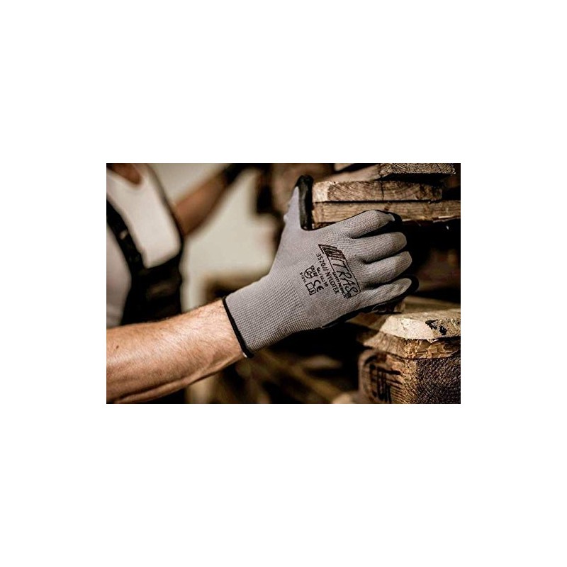Nitras Nylotex 3520 Nylon-Latex Protective Work Gloves. All-Round Gloves –