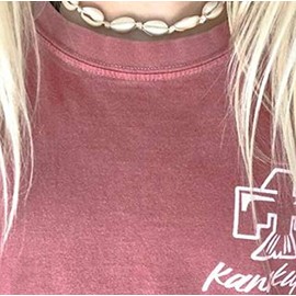 Sea Shell Choker Cowrie Adjustable Seashell necklace by vscohun