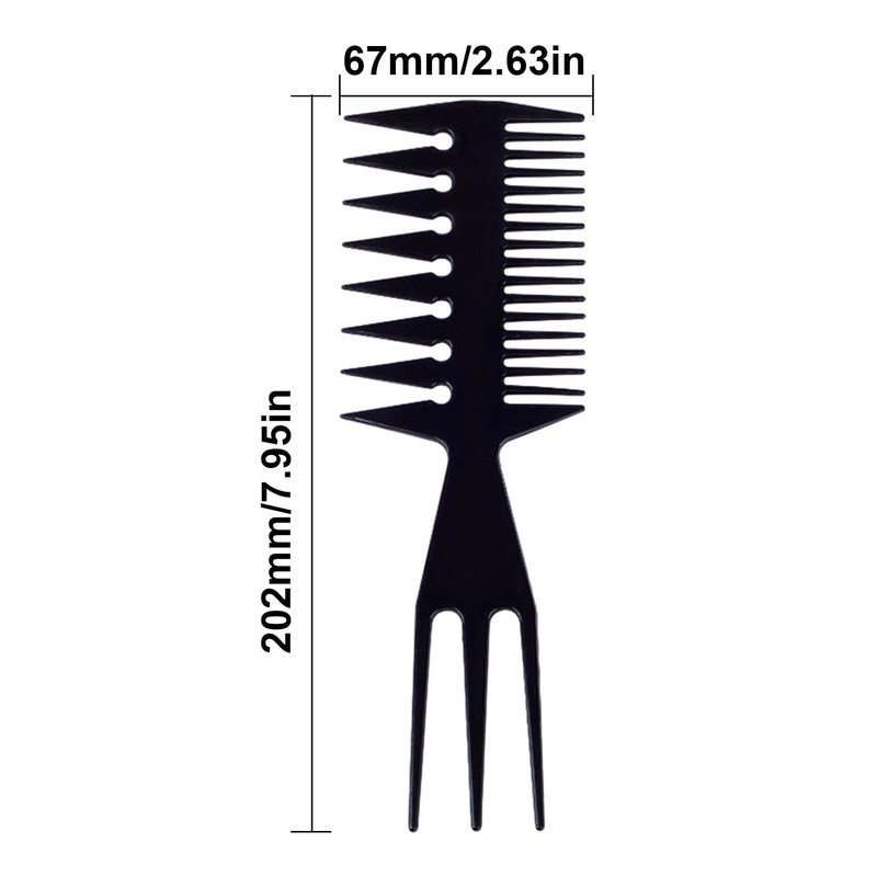 Ergonomic Wide Tooth Texture Comb for Men - Stylish Shaping