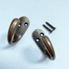 Mokife Coat Hooks, Vintage Copper, Pack of 6 Heavy Duty