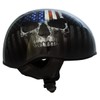 Milwaukee Leather Hot Leathers HLD1042 Gloss Black 'Warrior Bullet' Advanced