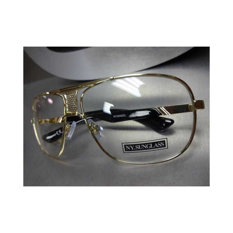 NYS Eyewear Men or Women Classic Vintage Retro Style Clear