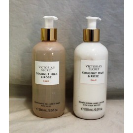Victoria's Secret Calm Coconut Milk & Rose Refreshing Gel Hand Soap & Lotion