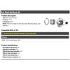 Rear Wheel Hub and Bearing Repair Kit - with Retaining