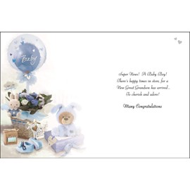 Jonny Javelin Congratulations On A New Baby Great Grandson Card