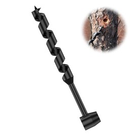 Woodworking Hand Drill Wrench, 19 x 230 mm Manual Hand Drill for Outdoor Use, Spiral Drill, Multi-Purpose Auger for Outdoor Camping Plug Drill