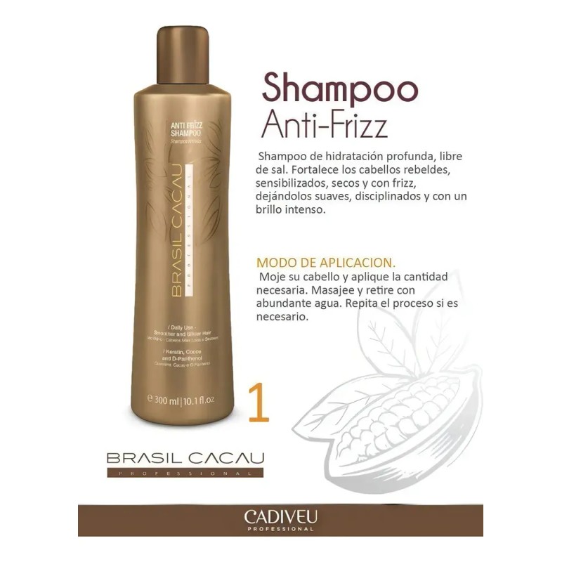 Brasil Cacau Shampoo Anti Frizz 300ml