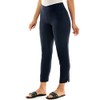 Zac & Rachel Women's Petite Pull-On Ankle Length Pants with