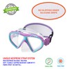 HYDROCOMFY Toddler Goggles Nose Cover, Kid Goggles Fabric Strap, Swimming