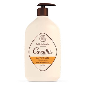 Rogé Cavaillès Shower Gel for Sensitive Skin, Milk and Honey, 1 Litre
