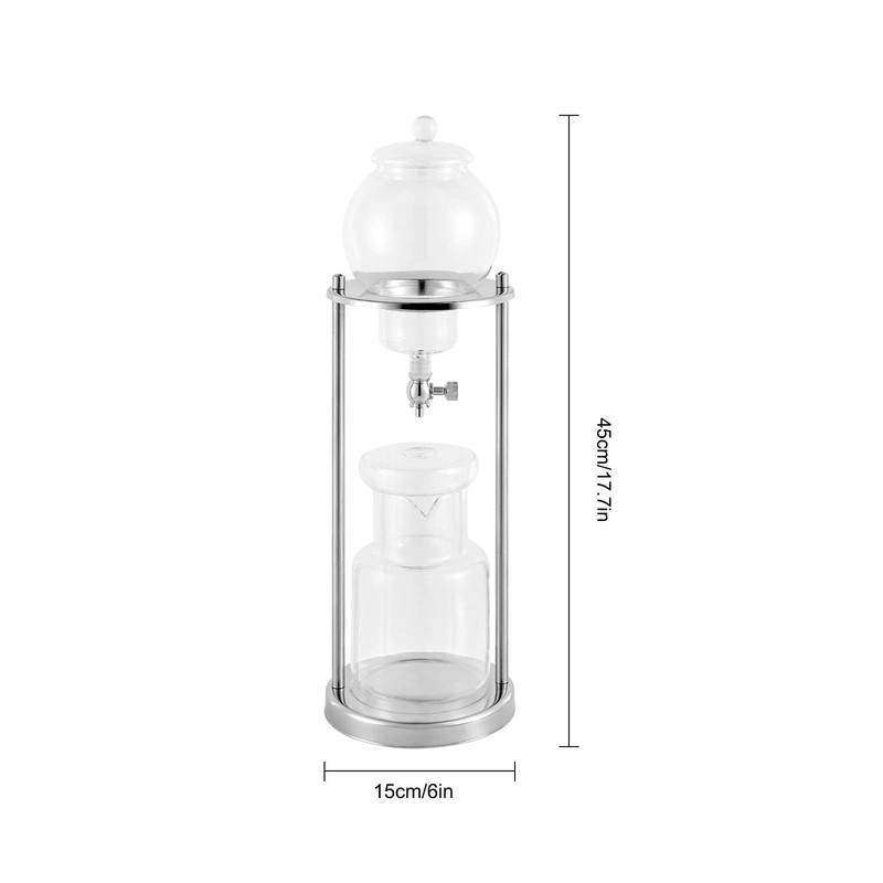DNYSYSJ Iced Drip Coffee Maker,Cold Brew Drip Tower Iced Coffee