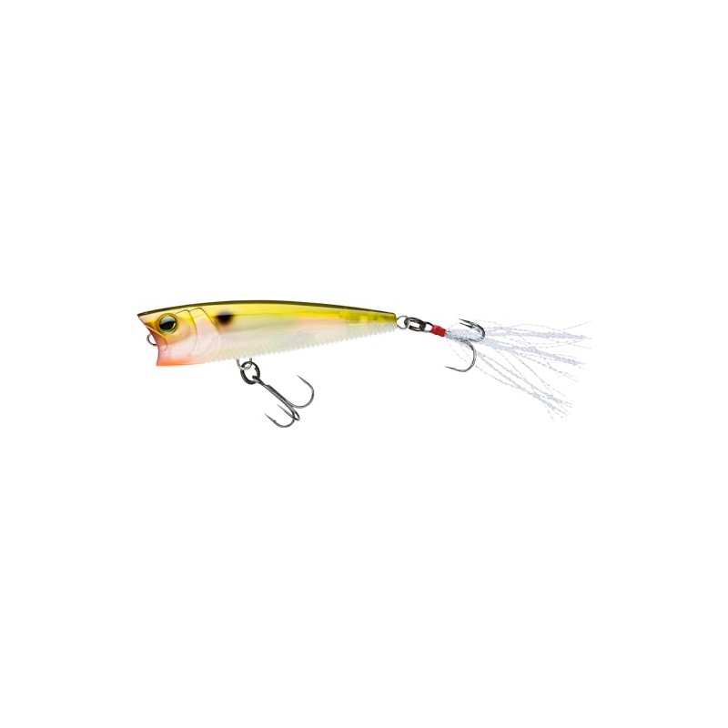 Yo-Zuri 3DB Popper, Floating, 3 Inch, 75mm, Ghost Pearl Shad