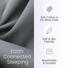 Hooga Grounding Pillow Case, Queen Size Earth Connected Pillowcase, Bedding.