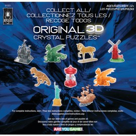 BePuzzled, Grand Castle Deluxe Original 3D Crystal Puzzle, Perfect for Puzzlers Ages 12 and Up, Challenging to Complete and Beautiful to Display, Collect Them All