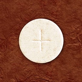 Communion - White Wafers - Cross Desi...