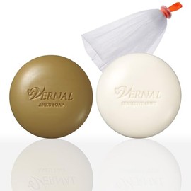 Vernal Renewal W Face Wash Set (Ankh Soap 3.2 oz (90 g), Sensitive Zaif 3.2 oz (90 g) (1 each)