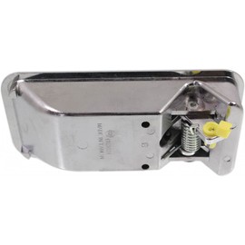 KarParts360 Front Door Handle for Jeep Wrangler 1997-2006 Passenger Side | Exterior | All Chrome | Half Door Type Tailgate Handle