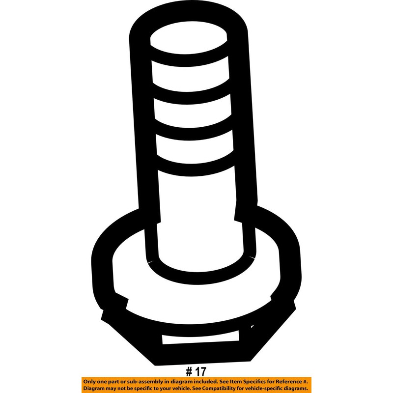 Toyota 90105-A0135 Bolt for Front Suspension Lower Arm