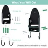 Ironing Board Hanger Wall Mount, Iron Hanger with Ironing Board