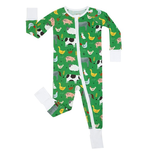 Little Sleepies Zippy Baby & Toddler Pajamas - Bamboo Viscose