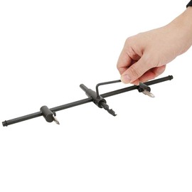 30-200mm Ajustable Negro, Broca Avellanadora Circular Agujero Sierra Juego de Brocas DIY Herramientas de Carpintería
