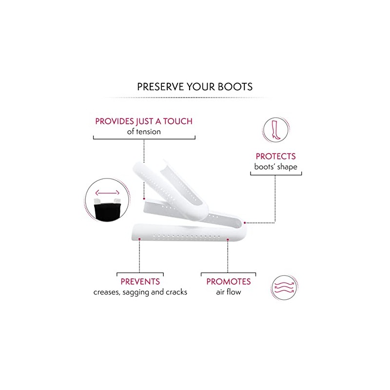 Bag-a-Vie Tall Boot Shapers For Women - Easy Glide Boot