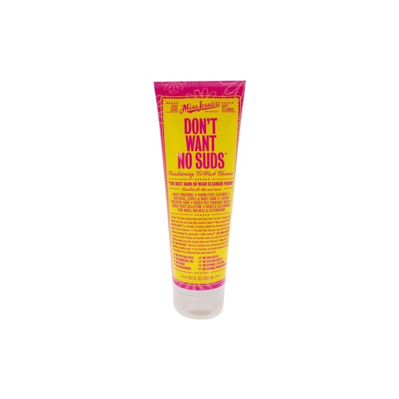 Miss Jessie's Dont Want No Suds Unisex Cleanser 8.5 oz
