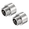 TOP-VIGOR 2Pcs Shower Head Extension Arm, 15mm Shower Arm Extender,