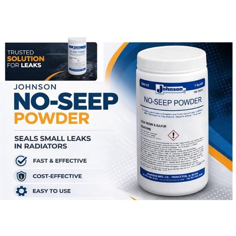 AM Worldwide Radiator Stop Leak Powder No-Seep Powder for Aluminum