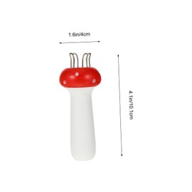 Operitacx Mushroom Mushrooms French Knit Doll Knitting Mushroom Making Pot Wool Knit Knitter DIY Crochet Machine Knitting Machine Tulip Kit Knitting Doll Maker Crafts Super Wooden Red