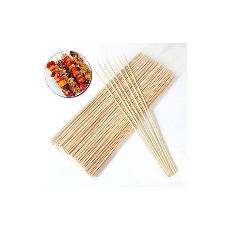Bambú Palo Palillos Para Brochetas De Bambú 30 Cm 100