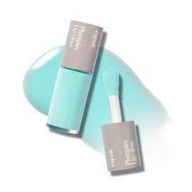 Espoir Plumpies Lip Colloection Lip Gloss #Milky Way │ Color Changing Lip Care with Plumping Effects │ Chubby Tip Lip Gloss for Easy Application │ Switching Color Cool with Bluish Glitter