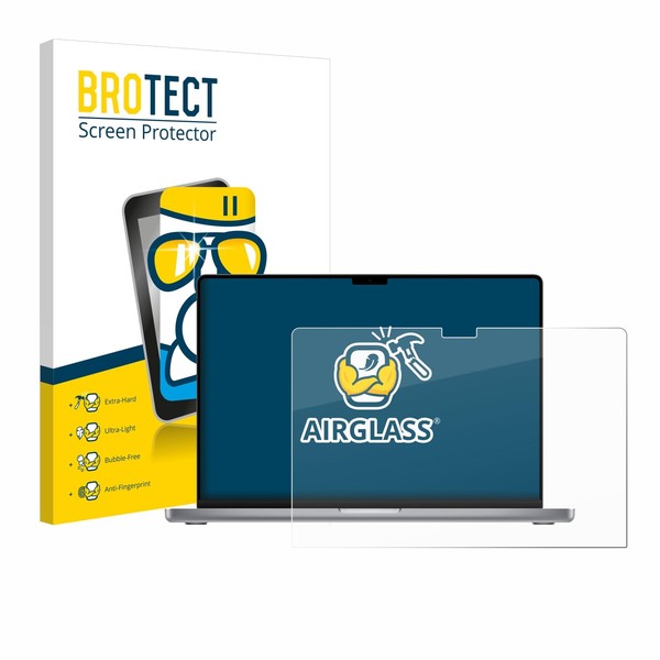 BROTECT Protective Glass for Apple MacBook Pro 16 Inch 2023