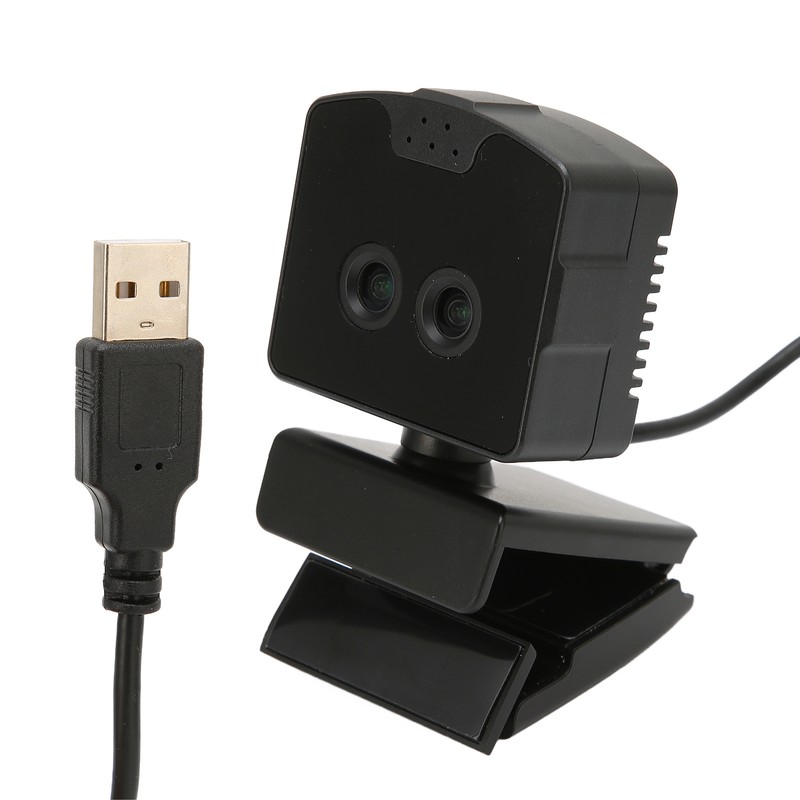 Binocular Webcam 2MP 1080P HD Wide Angles Front Conference Webcam